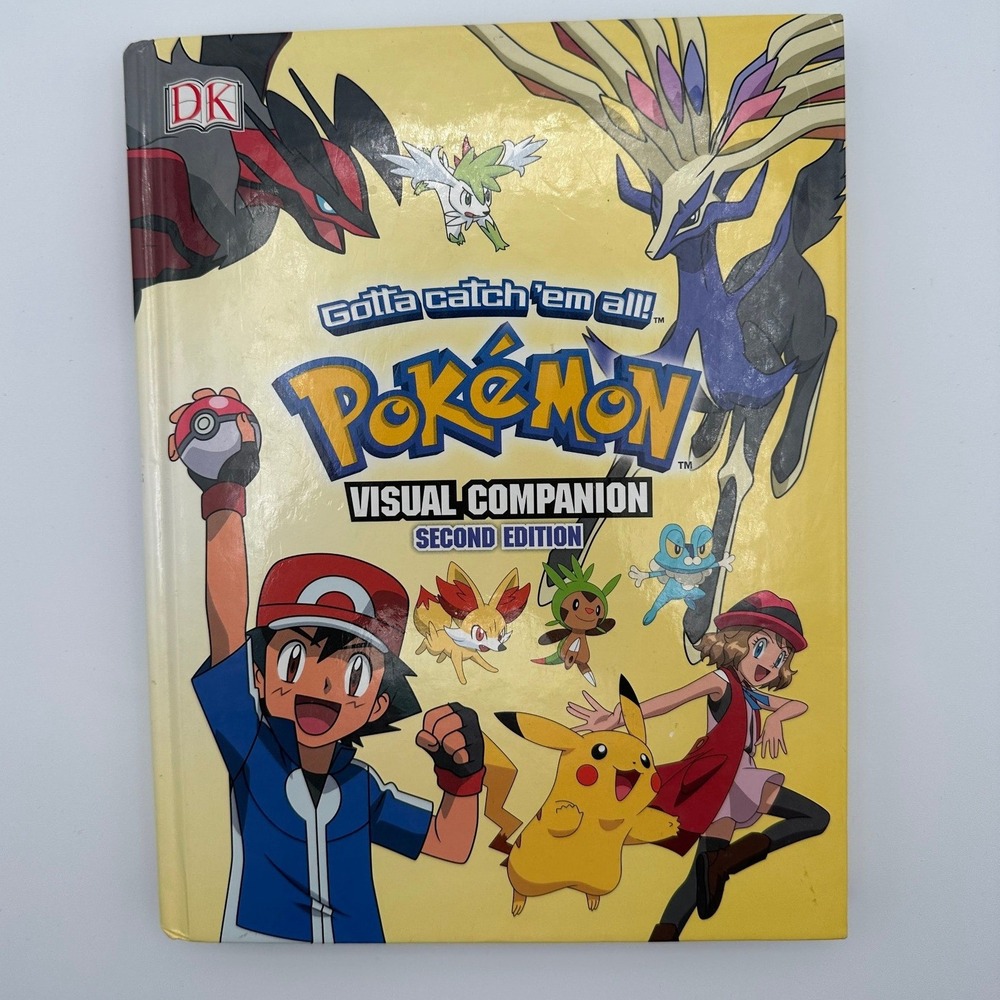 Pokemon Visual Companion Second Edition DK Prima Games Hardcover Guide Book 2016